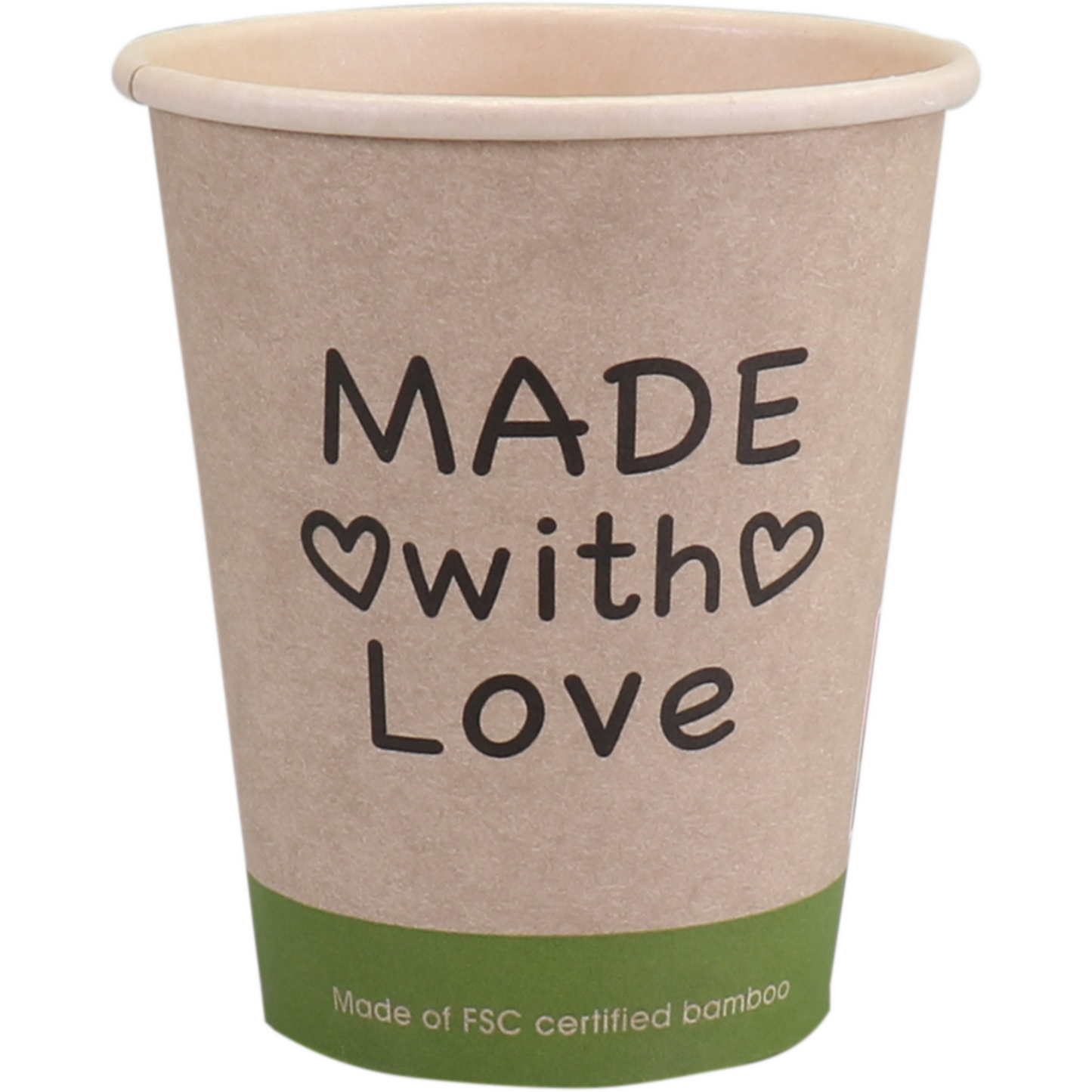 Klika - Beker | Made with Love | 250ml | 8oz | 92mm | 1000 stuks