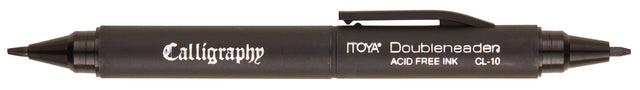 Itoya - Kalligrafiepen itoya cl10 1.5 en 3.0mm zwart