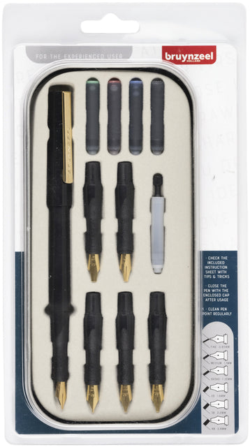 Stylo calligraphie Bruynzeel set de luxe 60344014