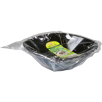 Goldplast - Schaal | saladeschaal | reusable | pP | 1300ml | 21x21cm | use reuse | zwart | 3 stuks