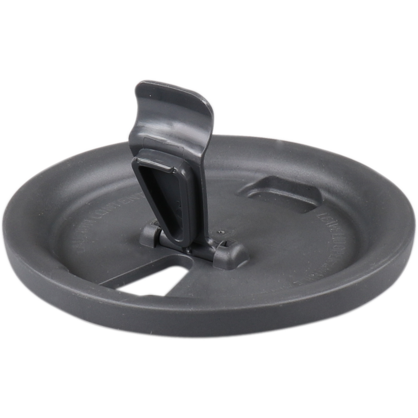 Couvercle Ornamin | TPE | réutilisable | avec abreuvoir refermable | incassable | anthracite | 10 morceaux