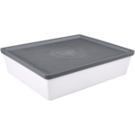 Échelle Ornamin | réutilisable | incassable | SAN | rectangulaire | 1250ml | 220x180x50mm | blanc | 10 morceaux