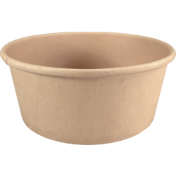 Depa - Maaltijdbowl | 750ml | 150mm | 60mm | karton + PE | bruin | 300 stuks