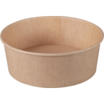 Depa - Maaltijdbowl | 1300ml | 185mm | 66mm | karton + PE | bruin | 300 stuks