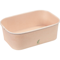 Depa - Bak | 750ml | maaltijdcontainer | 169x117x56mm | naturel | 25 stuks