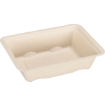 Depa - Bak | Bagasse (suikerrietpulp) | A7 | snackbak | 123x93x32mm | naturel | 50 stuks