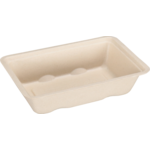 Depa - Bak | Bagasse (suikerrietpulp) | A9 | snackbak | 145x97x36mm | naturel | 50 stuks