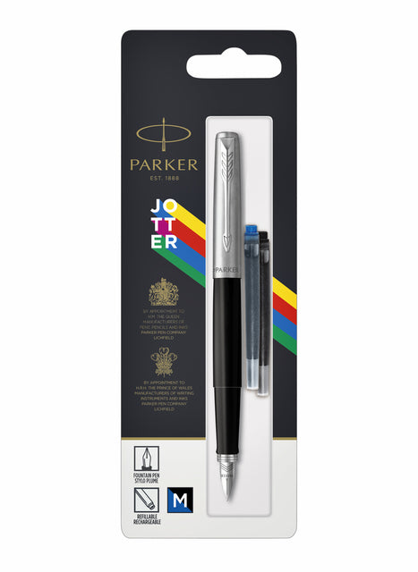 Stylo plume Parker Jotter Originals CT M blister noir