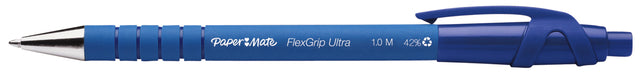 Stylo bille Paper Mate Flexgrip Ultra bleu moyen 30+6 gratuit