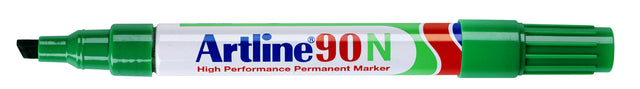 Feutre artline 90 oblique 2-5mm vert | 12 pièces
