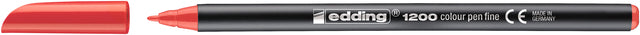 Edding - Fineliner edding 1200 002 fijn rood