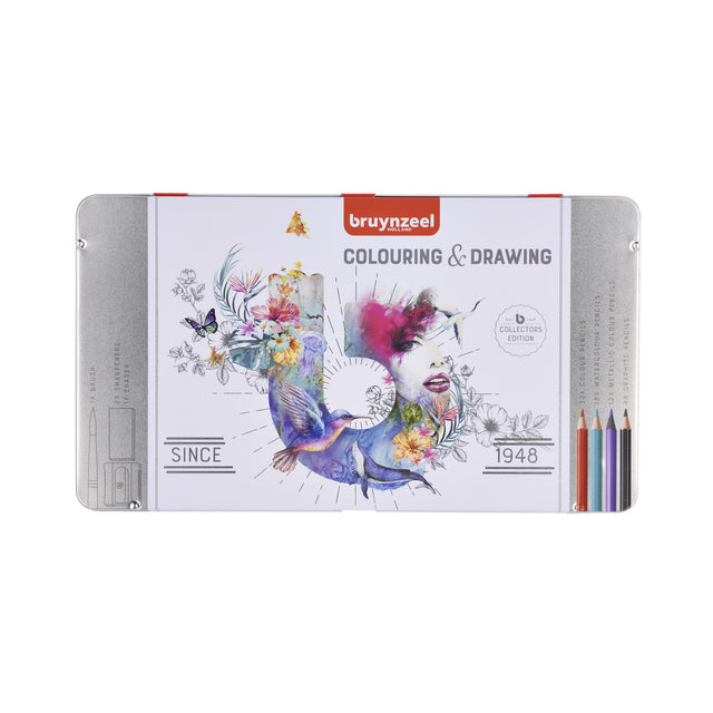 Crayons de couleur Bruynzeel 70 pièces assorties | 3 pièces
