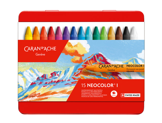 Caran d'ache - Waskrijt caran d ache neocolor i 15st ass