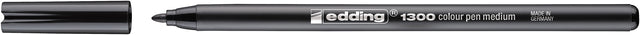 Feutre fin edding 1300 noir 2mm