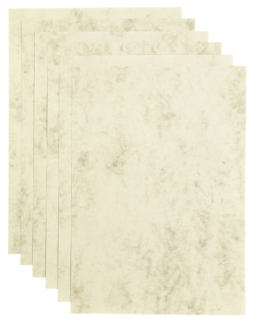 Papicolor - Kopieerpapier papicolor a4 200gr marble ivoor