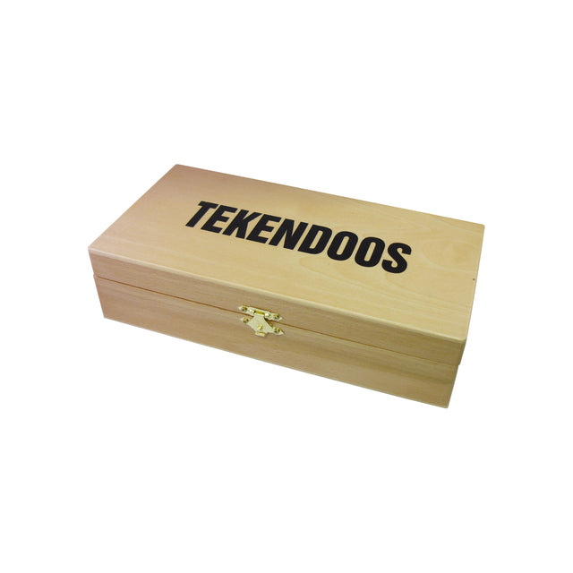 Office - Tekendoos 25x12.5x6.5cm 3 vakken beukenhout