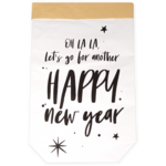 Klika - Zak, Cadeauzak, Papier, 40/ 14x58.5cm,Happy New Year 25 stuks