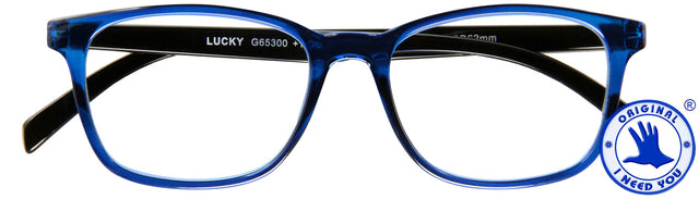I Need You - Leesbril i need you +2.00dpt lucky blauw-zwart