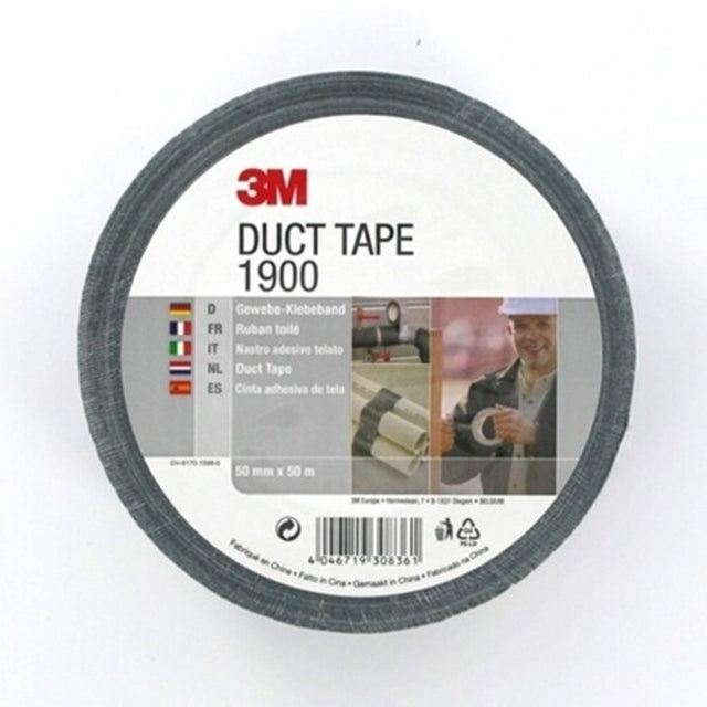 Ruban adhésif 3M 1900 Duct Tape 50mmx50m noir