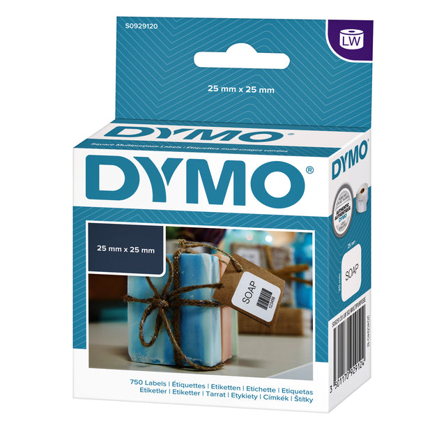 Dymo - Etiket dymo labelwriter multifunctioneel 25x25 wit
