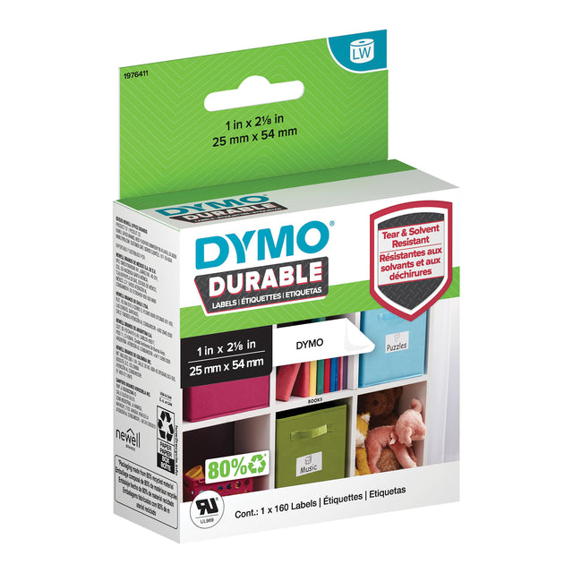 DYMO - Etiket dymo labelwriter industrieel 25x54 wit