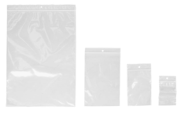 Sachet d'emballage IEZZY grip 80x120mm 50mu refermable 25 pièces