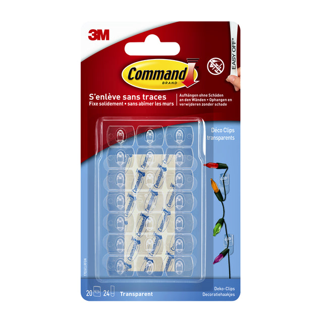 Command - Sierklemmen command incl bevestigingsstrip tr