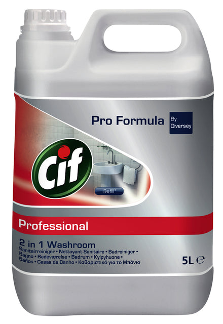 Cif - Sanitairreiniger cif professional 2in1 5 liter