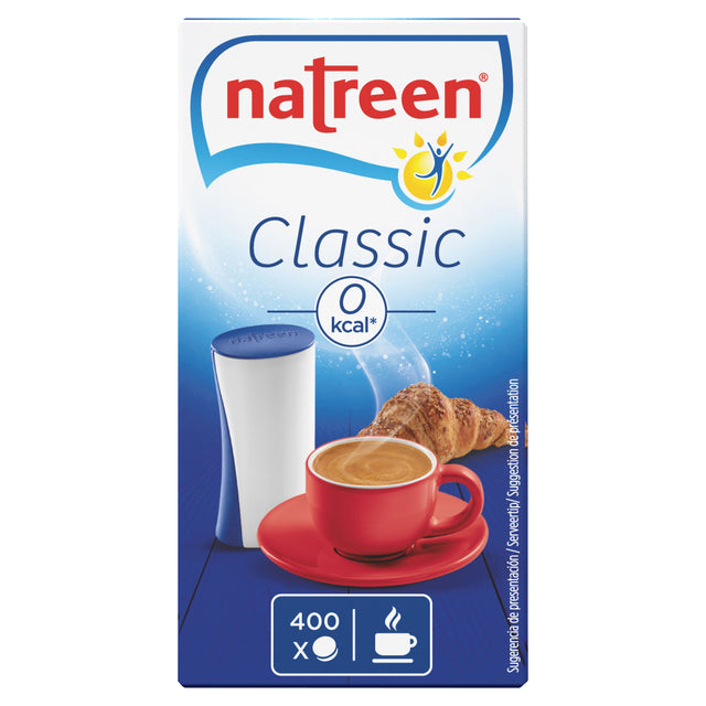 Natreen - Zoetjes natreen tafeldispenser met 400st | 12 stuks