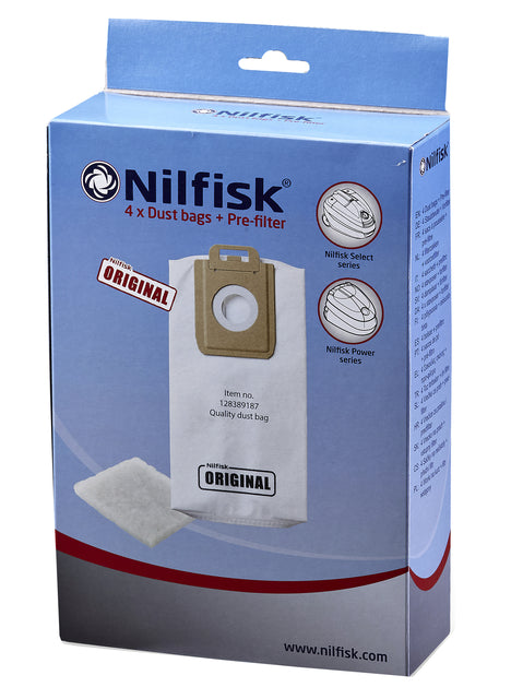 Nilfisk - Stofzuigerzak nilfisk select 4 stuks