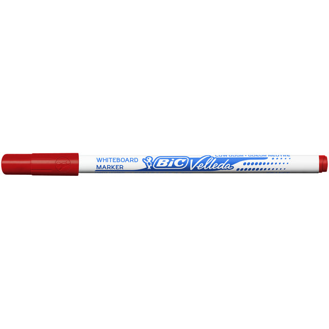 Feutre Bic 1721 tableau blanc rond rouge 1.5mm | 24 pièces