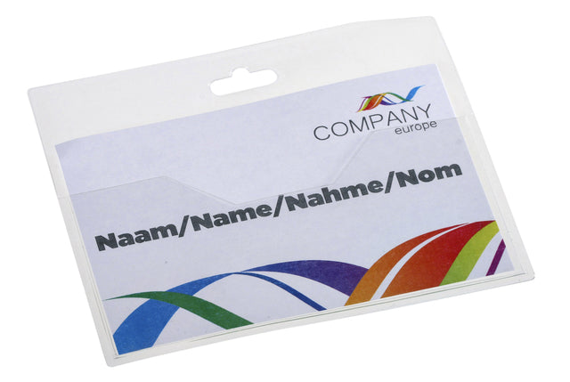 Europel - Badge pashouder europel open 90x60mm | 24 stuks