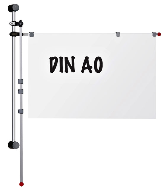 MAUL - Wandhouder maul met 2 armen 1.32m 62530 grijs