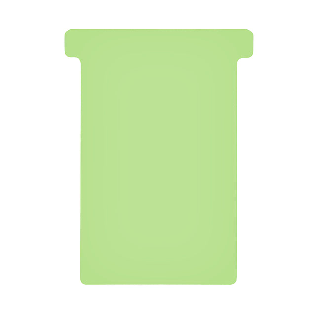 Djois - T-kaart djois formaat 3 77mm groen 100st | 5 stuks