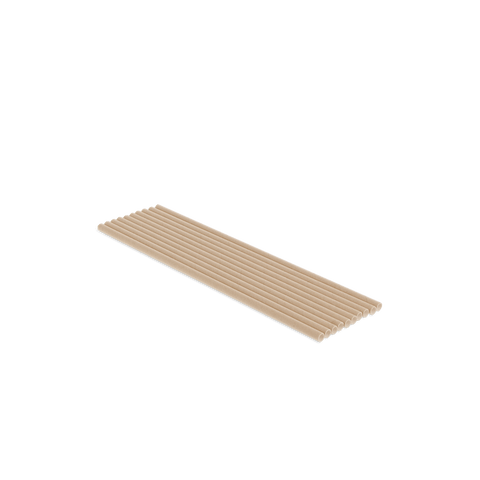 Klika - Papieren rietjes naturel 230x6mm