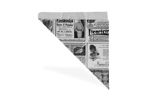 Klika - Puntzakken 'Krant' K24 - 24cm vetvrij papier BIO