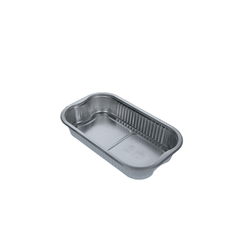 Klika - Aluminium bak 1000ml rechthoek glad hoog