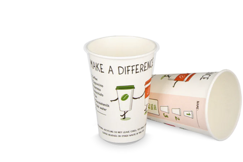 Klika - Kartonnen koffiebeker 180cc 7.5oz Recycle