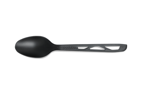 Klika - Herbruikbare lepel 160mm CPLA zwart BIO