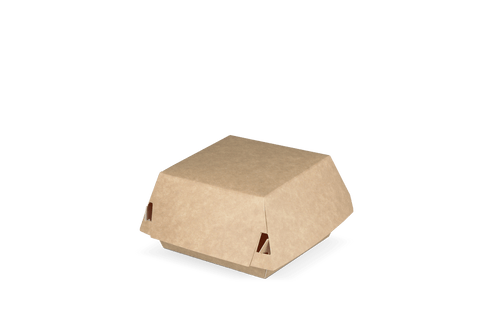 Klika - Hamburgerbakje Klein kraft/wit BIO