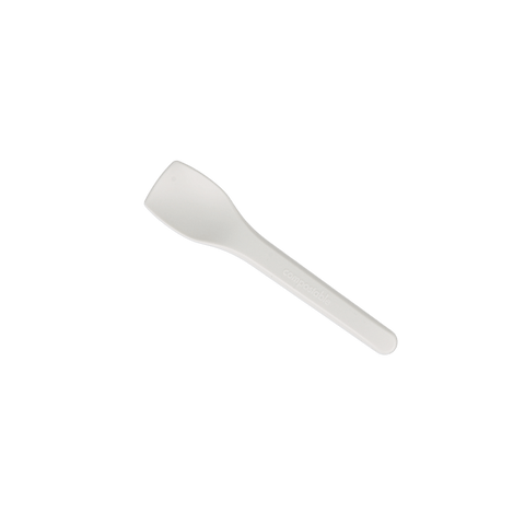 Klika - Herbruikbare ijslepel 100mm CPLA wit BIO
