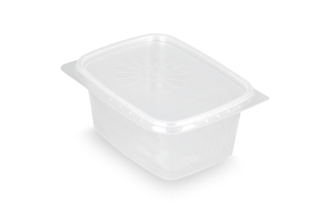Klika - Saus bakjes 250ml 108mm rechthoekig transparant