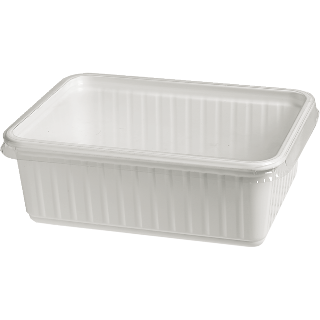 Klika - Bak | PS | 1000ml | 183x135x63mm | wit/transparant | 150 stuks
