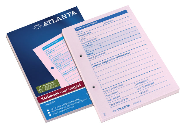 Ticket de caisse édition Atlanta A6 100 feuilles