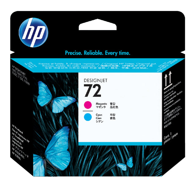 HP - Printkop hp c9383a 72 rood + blauw