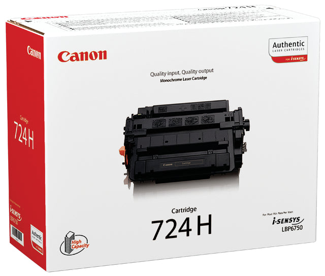 Canon - Tonercartridge canon 724h zwart