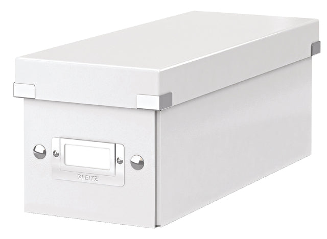 Boîte CD Leitz WOW Click & Store 143x136x352mm blanc