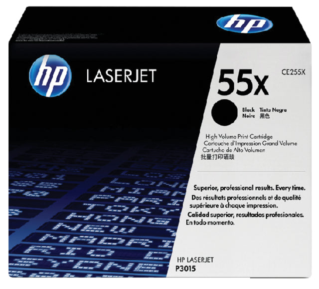 HP - Tonercartridge hp ce255x 55x zwart