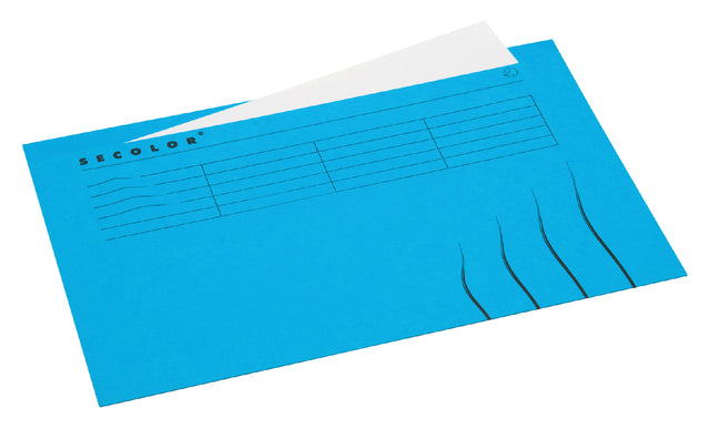 Jalema - Vouwmap tabrand folio recy karton 250gr bl | 25 stuks