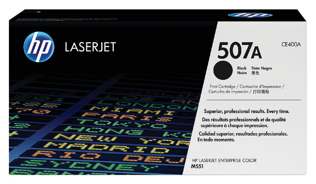 HP - Tonercartridge hp ce400a 507a zwart